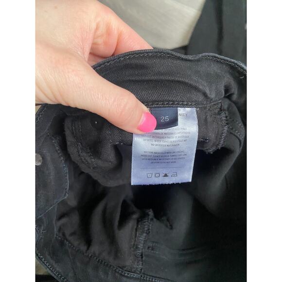 Citizens of Humanity Isola in Plush Black Cropped Jeans Women's Size 25 - Picture 4 of 4